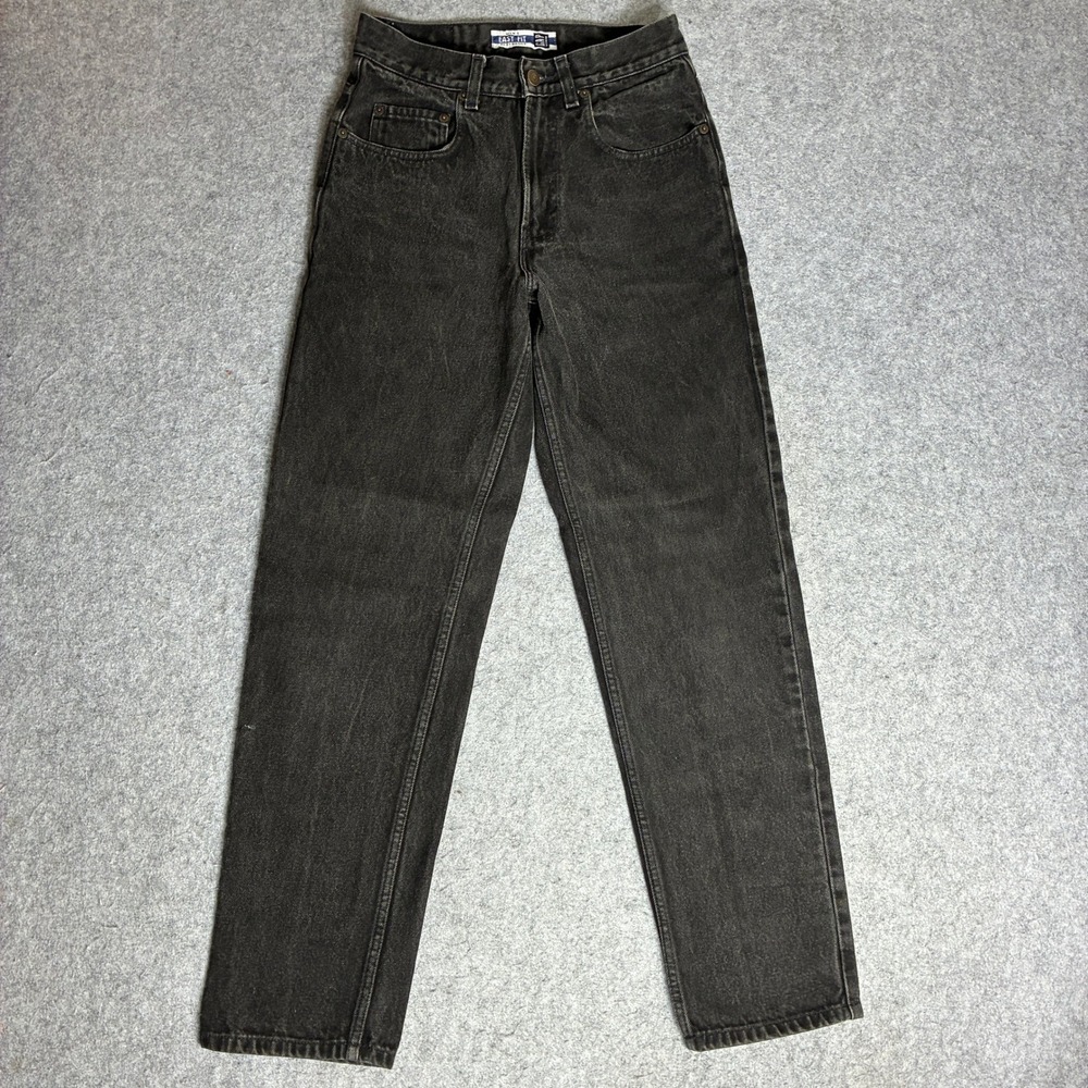 Gap Easy Fit Jeans Mens 27x30 Black Vintage Faded Denim Straight Leg Denim